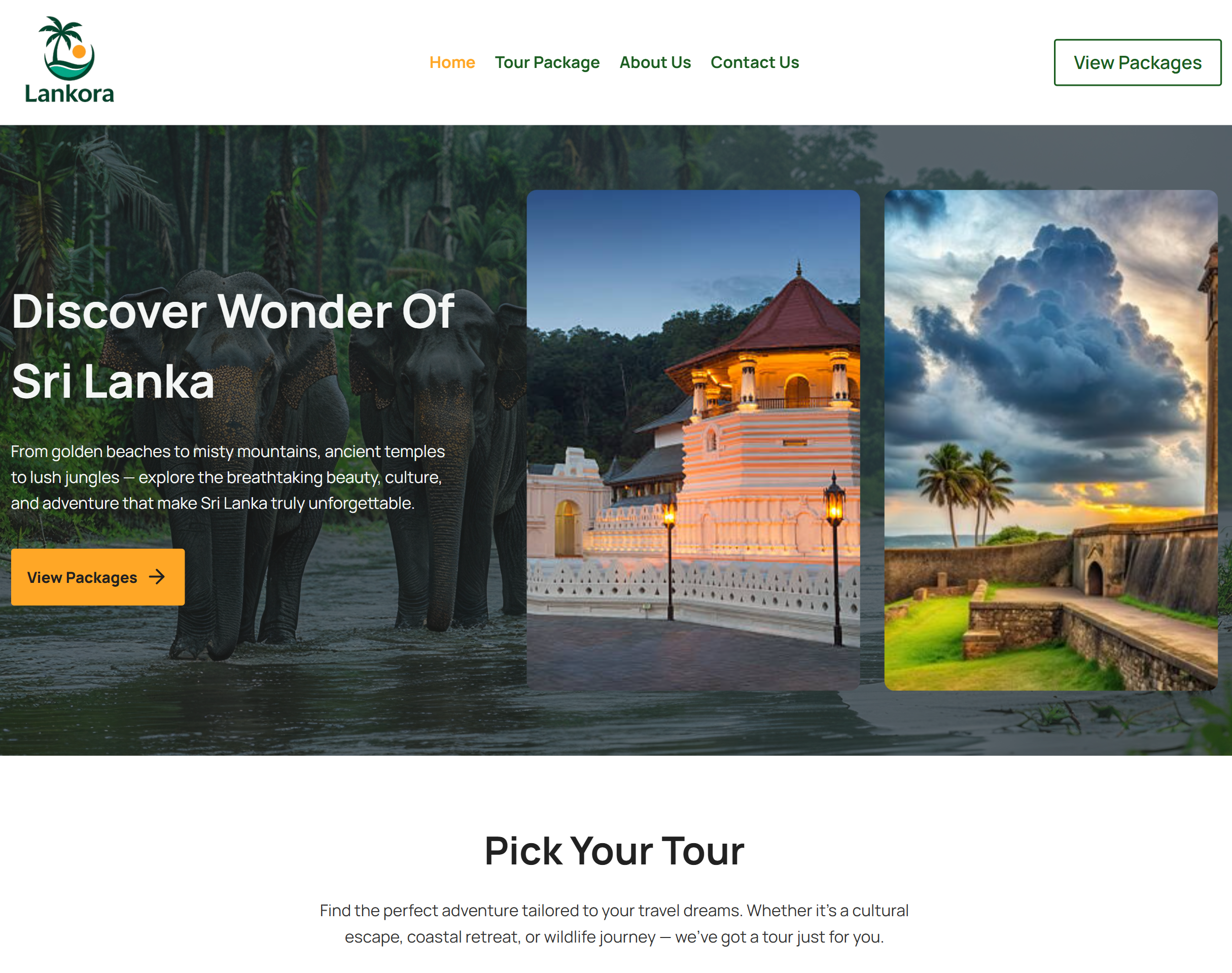 Lankora - Sri Lanka Tourism Experience Website