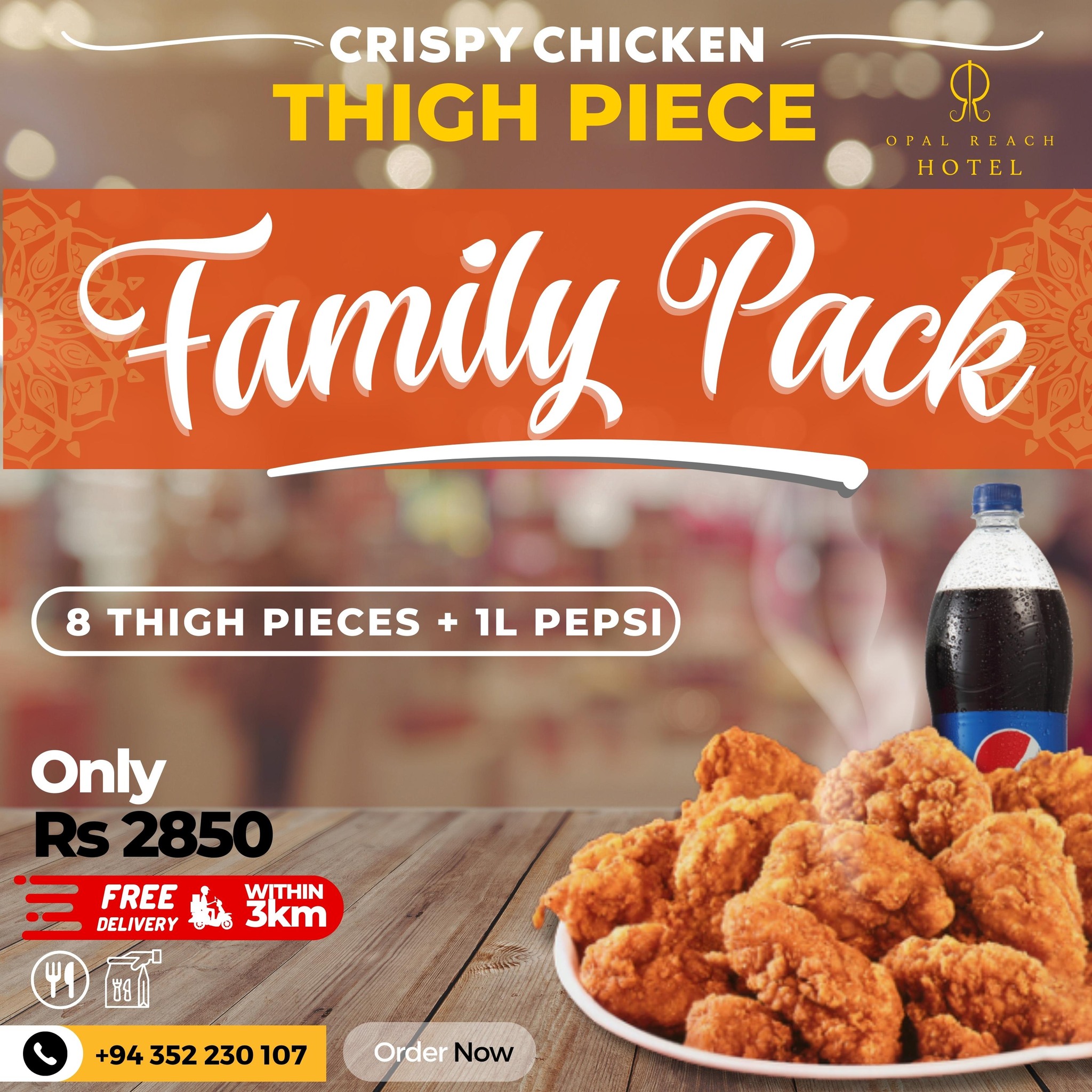 Opal Reach Hotel – Food Promotion Social Media Design