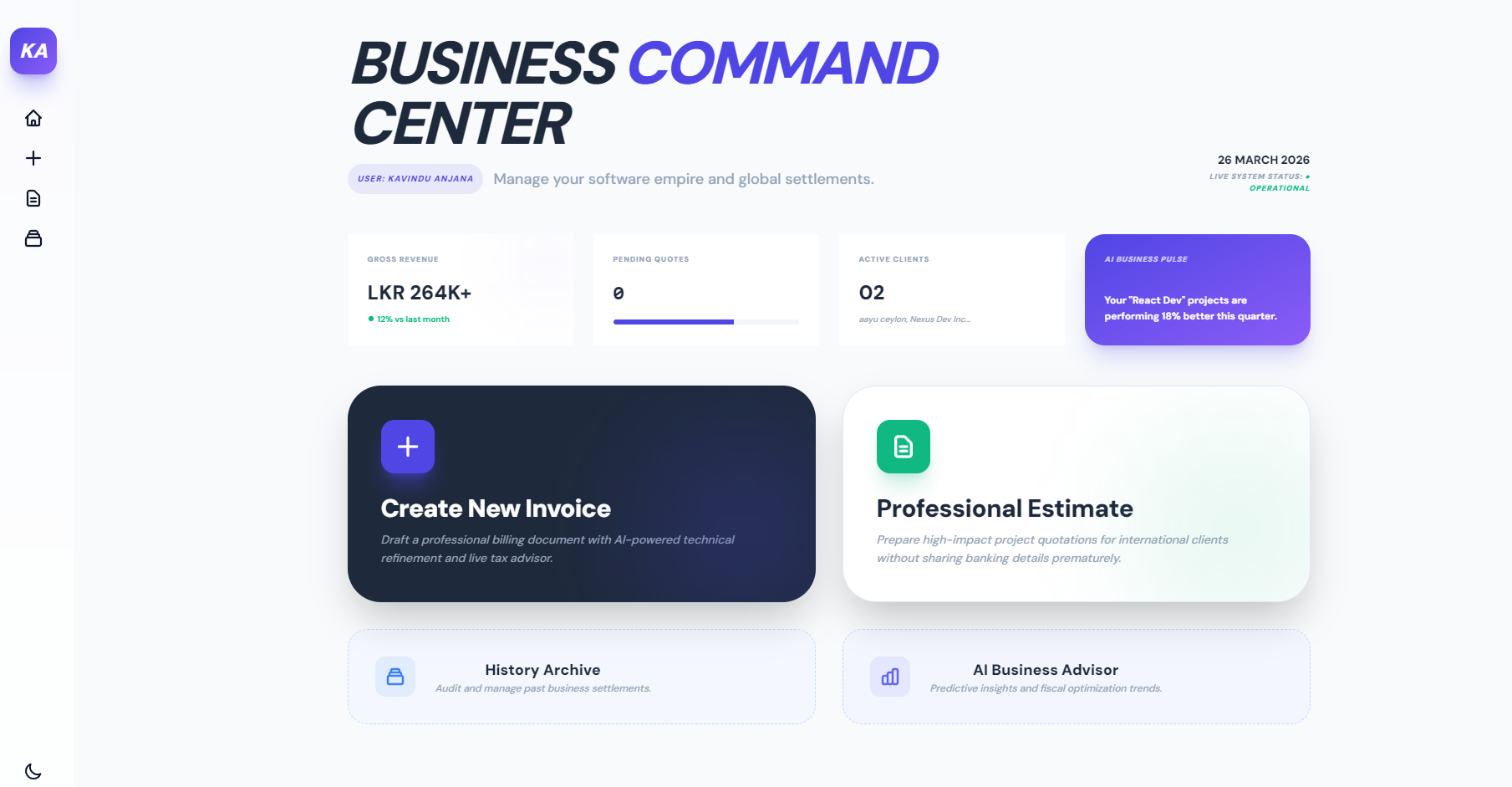 Personal Invoice Generator (2026)